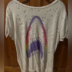 Lauren Moshi Sz L “Shark” shirt used